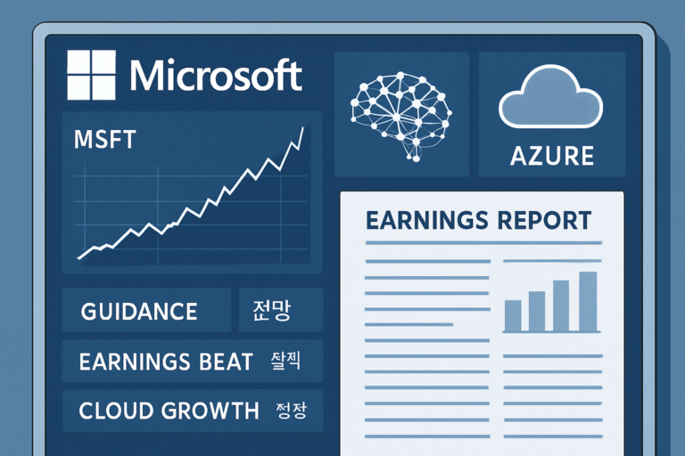 MSFT Stock Explained: Why Microsoft Shares Are Back in Focus | MSFT 주가 해설: 마이크로소프트가 다시 주목받는 이유