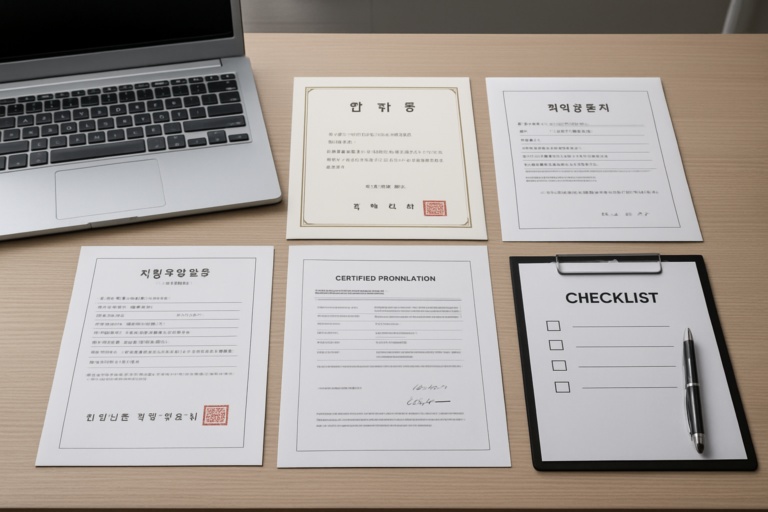H-1B Korean Document Translation for 2026: Preparing Degrees, Work Letters, and Company Records Without USCIS Delays